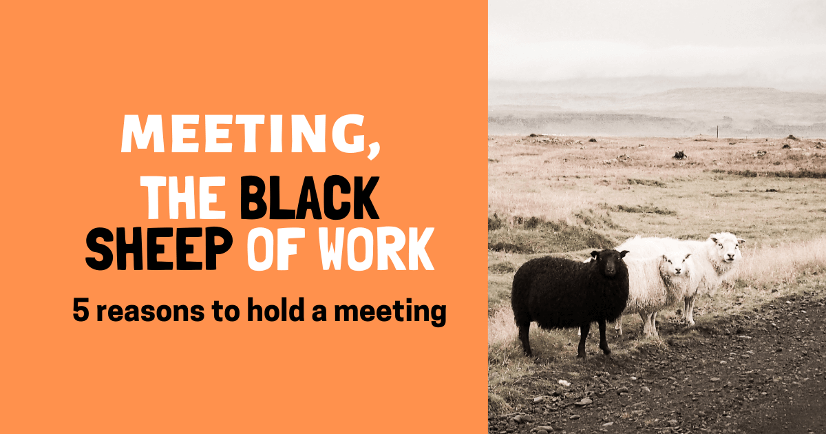 5 reasons to hold a meeting - blog