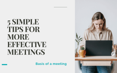 5 Simple Tips for Effective Meetings