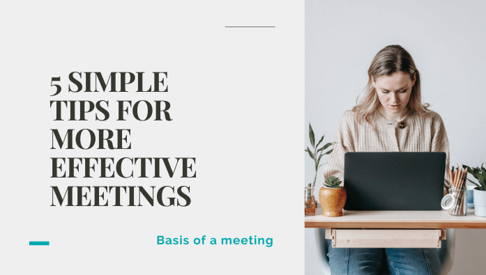 5 tips for effective meetings