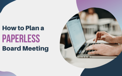 How to Plan a Paperless Board Meeting