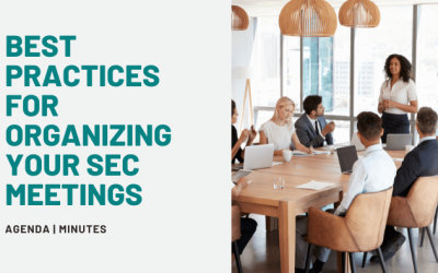 Best practices for organizing your SEC meetings