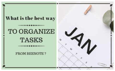 What is the best way to organize tasks from Beenote?
