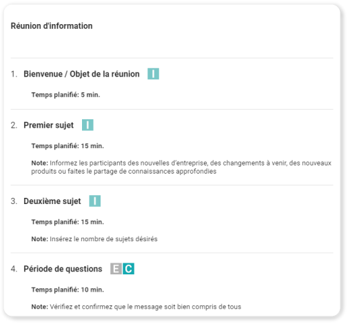 reunion-dinformation-odj-beenote reunion dinformation ordre du jourbeenote