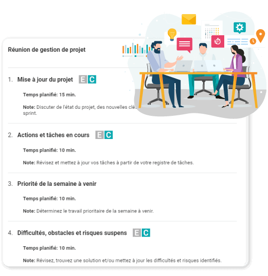 R union De Projet Mod le Gratuit D ordre Du Jour Beenote