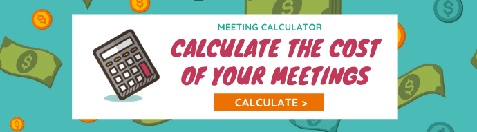 Cost of meeting calculate
