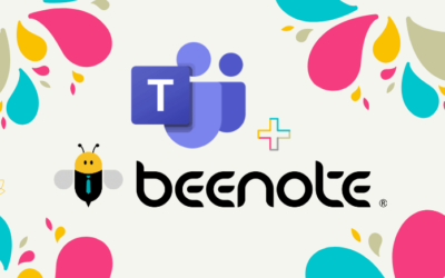 Meet with Teams. Document with Beenote