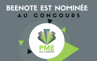 Beenote est nominée au concours PME en lumière 2021 de l’AQT – Association québécoise des technologies