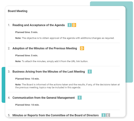 Agenda-board-of-directors-agenda Board of directors agenda template